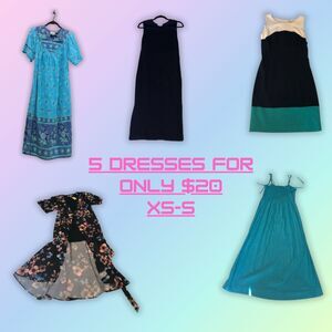 Wholesale Bundle Box Clothing 5 Dresses